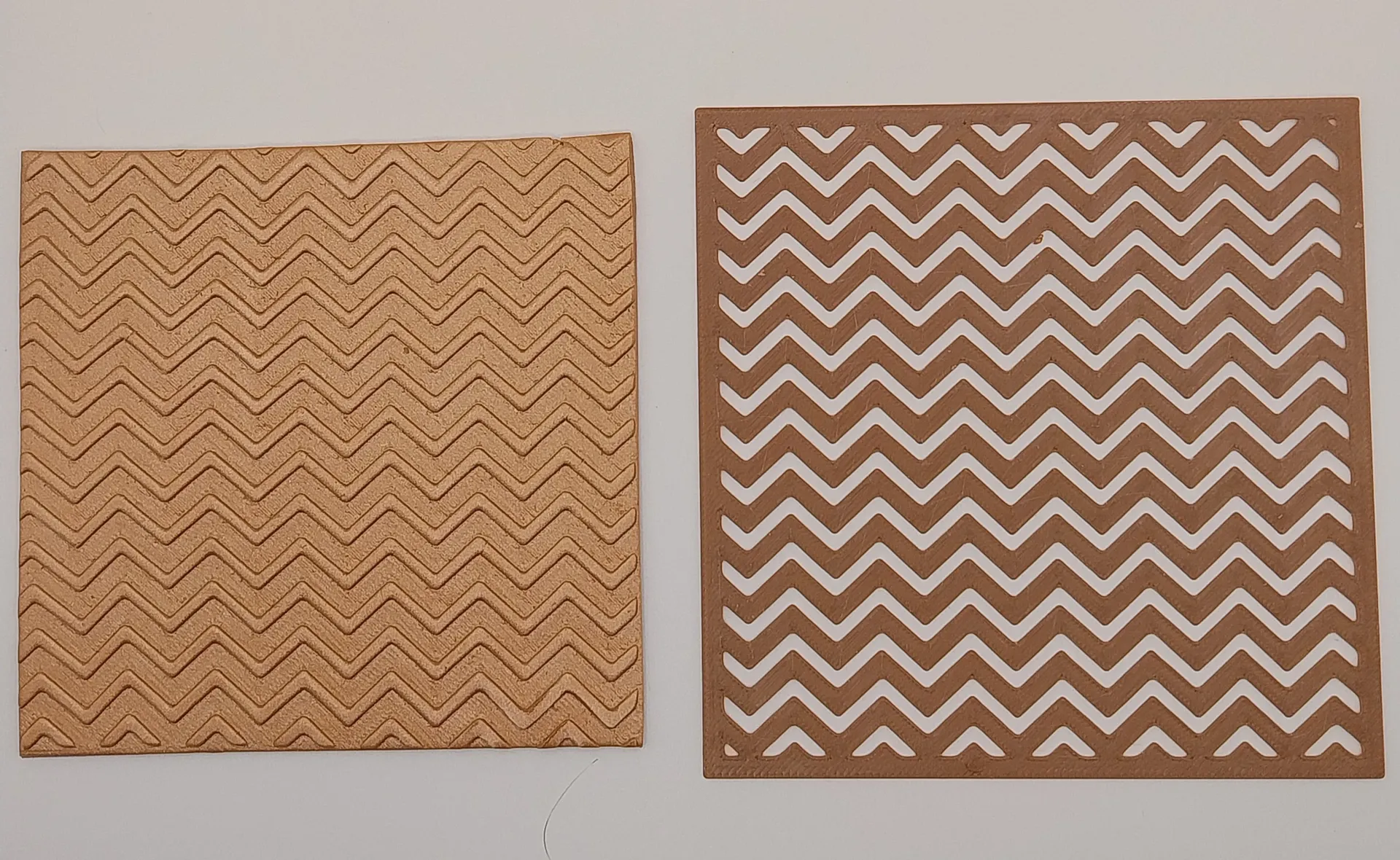 Stencil chevron